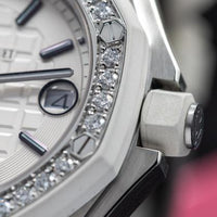 Audemars Piguet Royal Oak Offshore Lady Diamond Bezel 37mm Watch - 67540SK.ZZ.A010CA.01 Complete Set