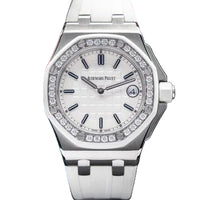 Audemars Piguet Royal Oak Offshore Lady Diamond Bezel 37mm Watch - 67540SK.ZZ.A010CA.01 Complete Set