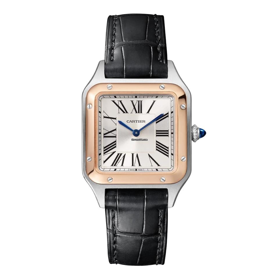 Cartier Santos Dumont W2SA0012 Quartz 2021 Gold/Steel Good
