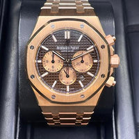 Audemars Piguet Royal Oak Chronograph Rose Gold Brown