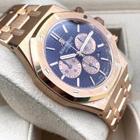 Audemars Piguet Royal Oak Chronograph Rose Gold Brown