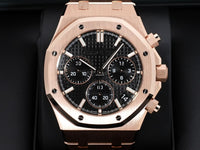 Royal Oak Chronograph Rose Gold Black Dial 41mm