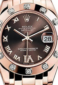Rolex Pearlmaster 34 81315 Mother Of Pearl Dial