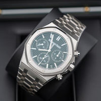 Audemars Piguet Royal Oak Chronograph Steel Black Dial 50th Anniversary