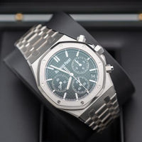 Audemars Piguet Royal Oak Chronograph Steel Black Dial 50th Anniversary