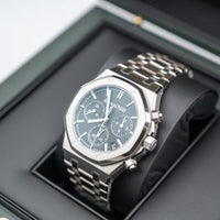 Audemars Piguet Royal Oak Chronograph Steel Black Dial 50th Anniversary
