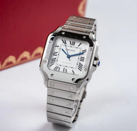 Cartier santos Medium wssa0029 (Pre-owned) 2023 full set