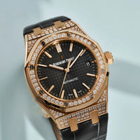 Royal Oak Selfwinding Rose Gold Diamond Grey Dial 37mm