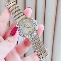 Swarovski Lovely Two-tone Stainless Steel Silver Dial Quartz Watch for Ladies - 1187022