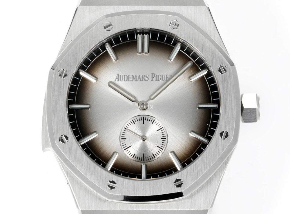 AP Super Clone Silver Smoked Royal Oak Watch