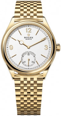 Hands-on Review: Rolex Perpetual 1908 in Yellow Gold with White Dial and Settimo Bracelet Reference 52508-0008