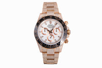 Rolex Daytona Rose Gold Fully Pave Custom Diamond - 116505