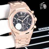 Audemars Piguet Royal Oak Chronograph 41mm Rose Gold Black Dial