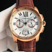 Explore Cartier Calibre de Cartier Pink Gold Watches