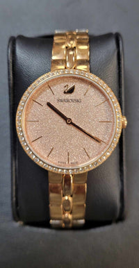 Swarovski Cosmopolitan Rose Gold Stainless Steel Rose Dial Quartz Watch for Ladies - 5517800