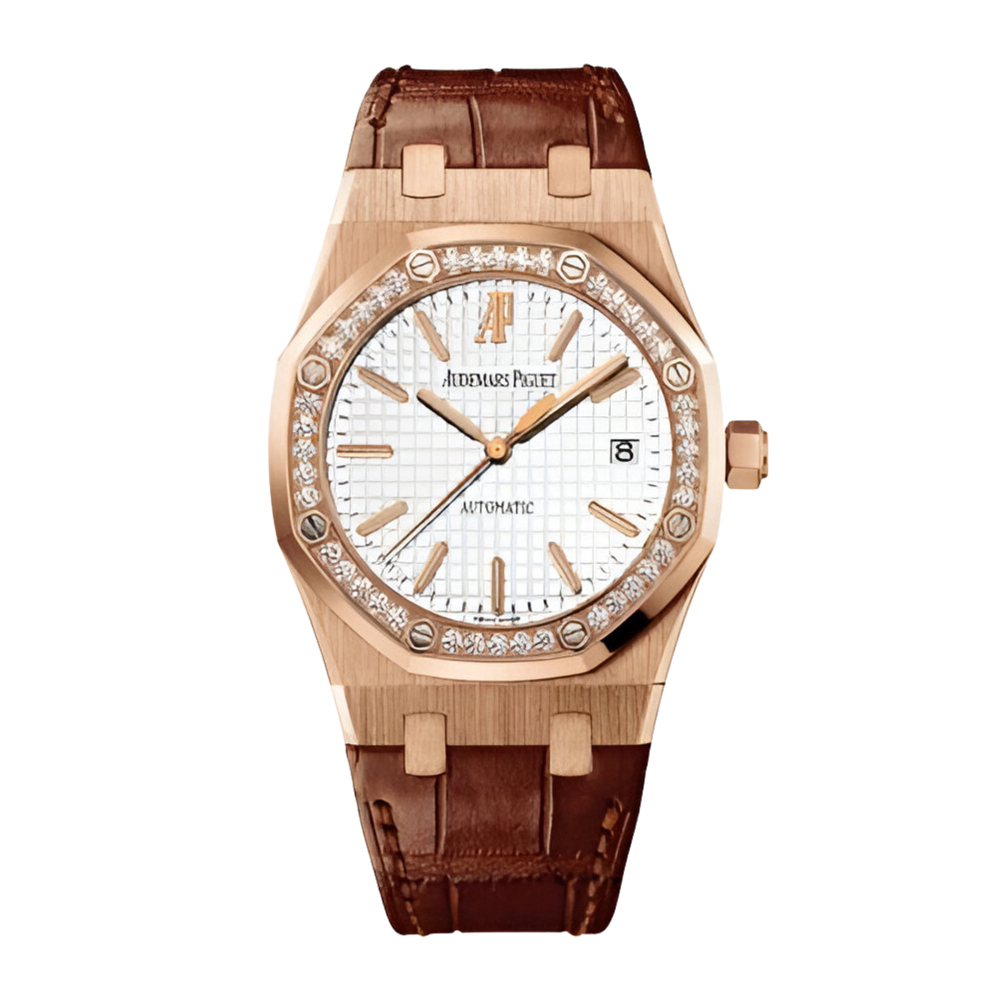 Audemars Piguet Royal Oak Rose Gold Silver Dial 39mm 15300OR