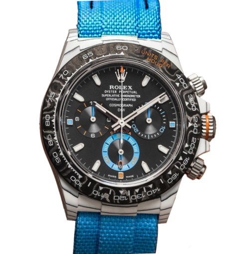 DIW Factory Daytona diw factory NTPT Carbon fibre Blue Strap
