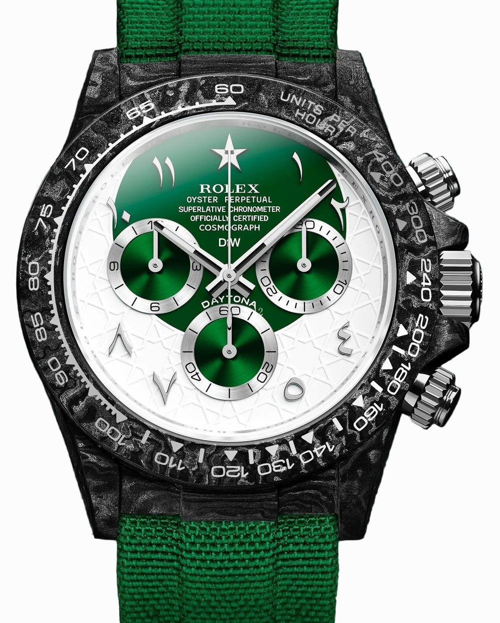 DiW (Designa Individual Watches) customised Rolex Daytona Ramadan 40mm
