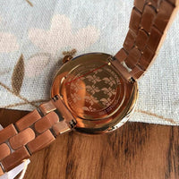 Swarovski Daytime Rose Gold Stainless Steel Blue Dial Quartz Watch for Ladies - 5182277