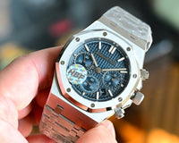 Audemars Piguet Royal Oak Chronograph Steel Blue Dial 38mm ...
