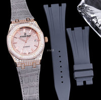 Royal Oak Rose Gold Diamond Pave Dial 41mm