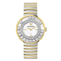 Swarovski Lovely Two-tone Stainless Steel Silver Dial Quartz Watch for Ladies - 1187022