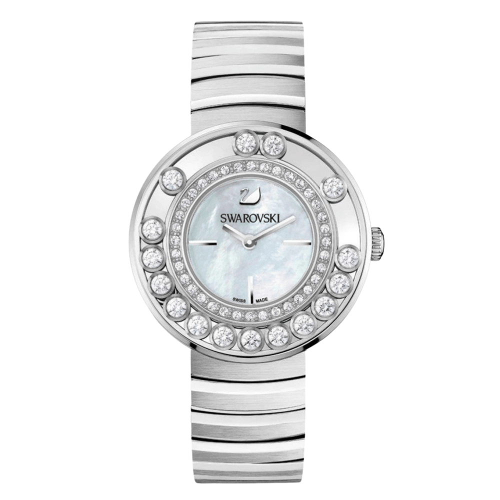 Swarovski Lovely Silver Stainless Steel Silver Dial Quartz Watch for Ladies - 1160307