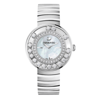 Swarovski Lovely Silver Stainless Steel Silver Dial Quartz Watch for Ladies - 1160307