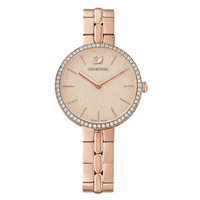 Swarovski Cosmopolitan Rose Gold Stainless Steel Rose Dial Quartz Watch for Ladies - 5517800