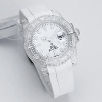 ER Factory 40mm Automatic Mechanical Watch – 3135 Movement, Frosted Polycarbonate Crystal Case, Designer Men’s Wristwatch