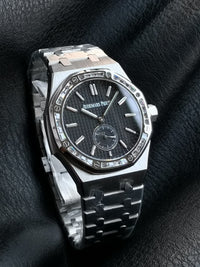 Audemars Piguet Royal Oak 67651ST Diamond Black Dial
