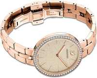 Swarovski Cosmopolitan Rose Gold Stainless Steel Rose Dial Quartz Watch for Ladies - 5517800