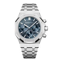 Audemars Piguet Royal Oak Chronograph Steel Blue Dial 38mm ...