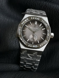 Audemars Piguet Royal Oak Steel Diamond Grey Dial 37mm