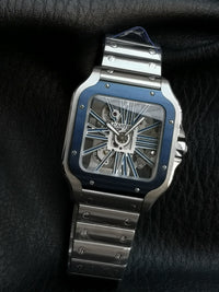 Cartier Santos De Cartier Skeleton Mens Watch
