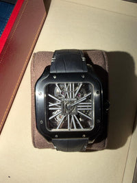 Cartier Santos De Cartier Skeleton Mens Watch
