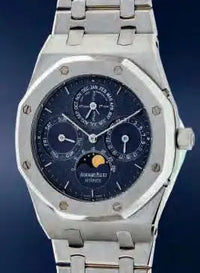 Audemars Piguet Royal Oak 25820 Blue Dial, White Platinum, 39.0 mm, Men's Watch