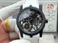 NEW Factory V4 Version Roger Dubuis King Tourbillon DBEX0577 Carbon Fiber Case