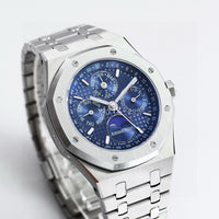 Audemars Piguet Royal Oak 25820 Blue Dial, White Platinum, 39.0 mm, Men's Watch
