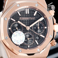 Audemars Piguet Royal Oak Chronograph 41mm Rose Gold Black Dial