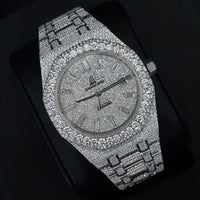 Audemars Piguet Royal Oak, specifically an iced out
