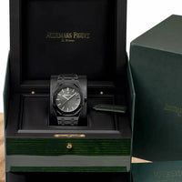 Audemars Piguet Royal Oak Selfwinding 41mm Men’s Watch – Ref: 15500ST.OO.1220ST.02-PVD – Slate Grey Dial, Black PVD Stainless Steel Bracelet