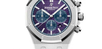 Royal Oak Chronograph Platinum Purple Dial 41mm