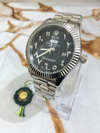 Rolex Day-Date 40 White Gold / Steel "Olive Green or Slate Arabic Dial"