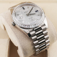 Rolex Day-Date 40 Presidential 228349RBR Diamond Bezel Diamond Paved Dial