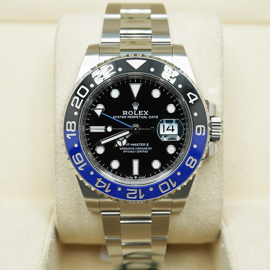 Rolex GMT-Master II "Batman" 40mm 126710BLNR Black Dial