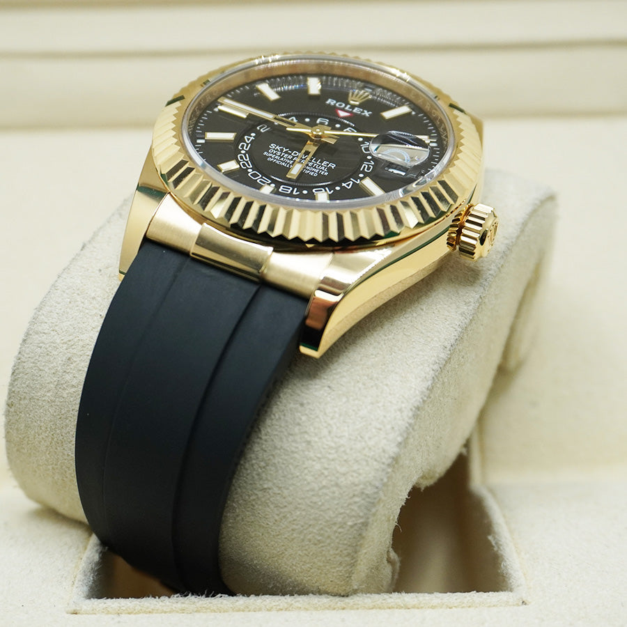 Rolex Sky-Dweller 42mm Oyster Flex 326238 Black Dial