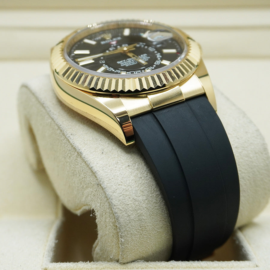 Rolex Sky-Dweller 42mm Oyster Flex 326238 Black Dial