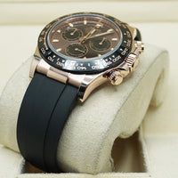 Rolex Daytona 40mm Oyster Flex 116515LN Chocolate Dial
