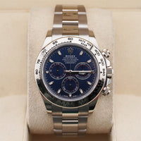 Rolex Daytona 40mm 116509 White Gold Blue Dial